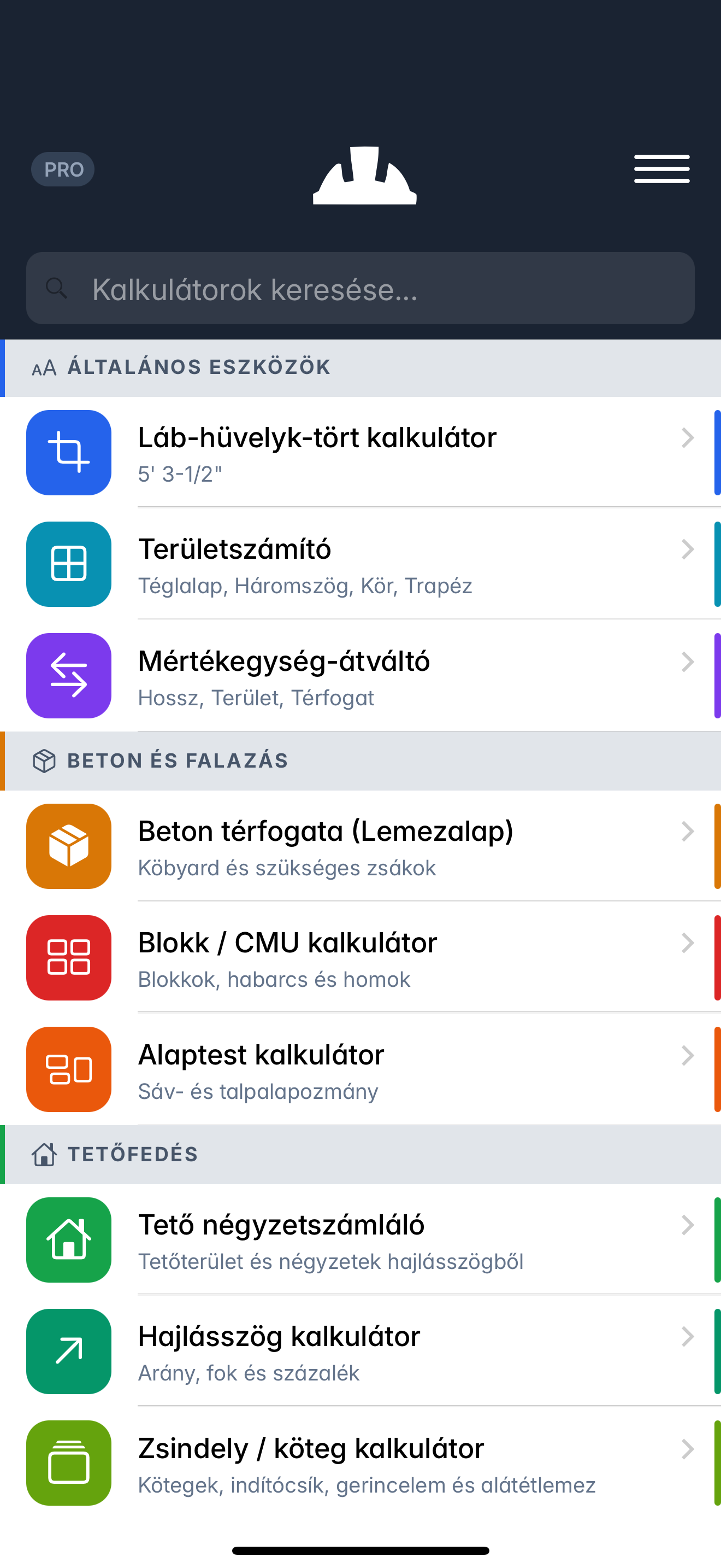 Helike: Építési Kalkulátor